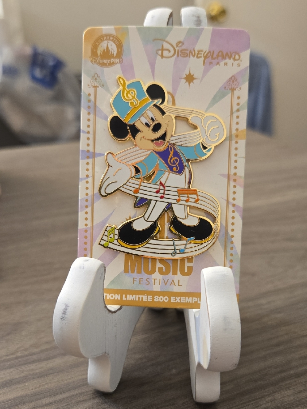 Disneyland Paris Mickey Music Festival Pin